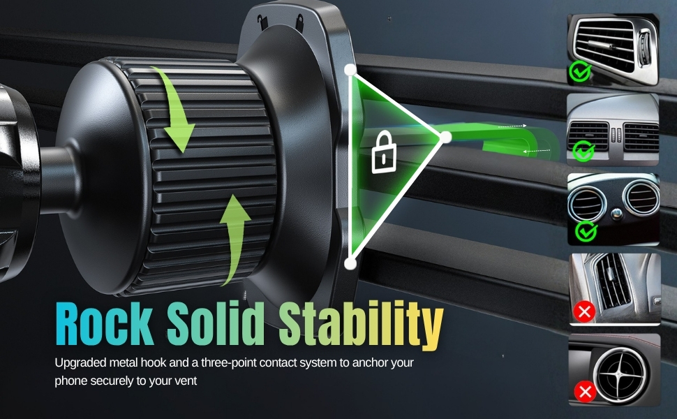 air vent wireless charger