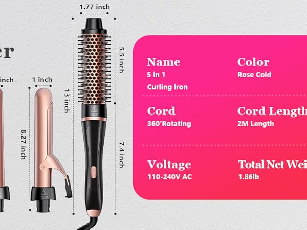 1 1/4 inch Curling Iron