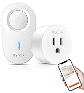 HAPYTHDA Smart Plug with Remote, 2.4GHz Wi-Fi &amp; RF433 Wireless Remote Control Outlet Light Switch...