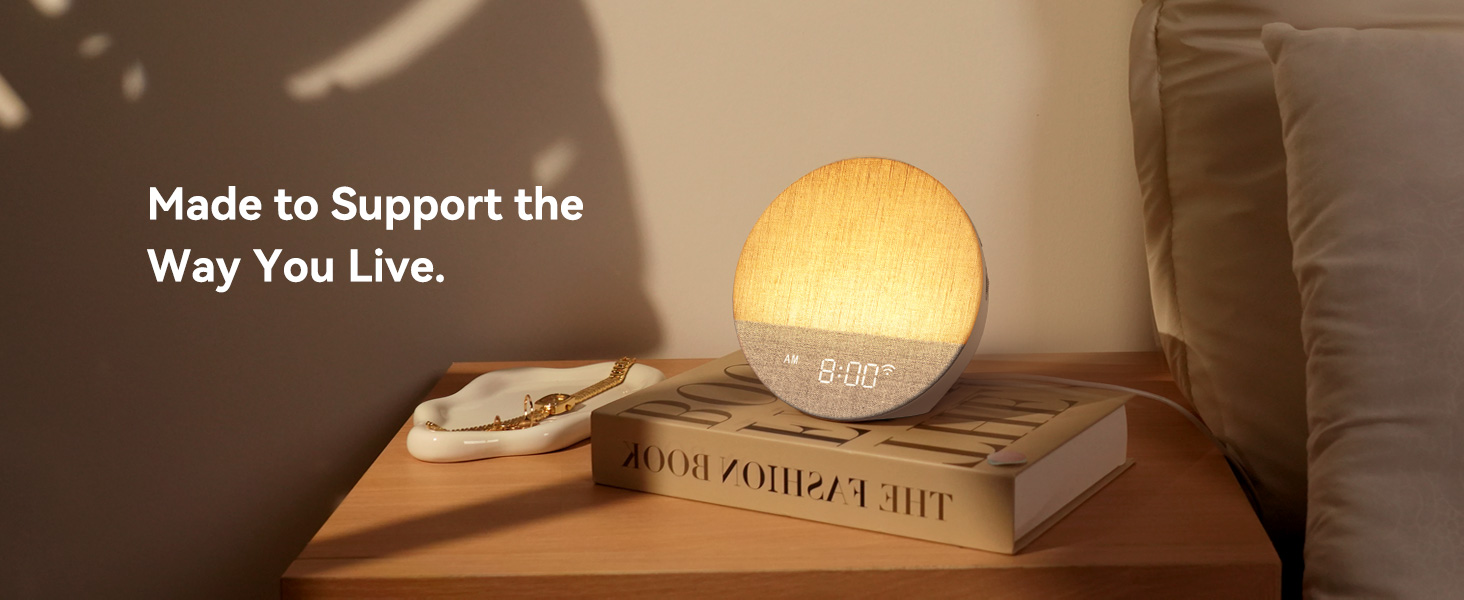 sunrise alarm clock sound machine