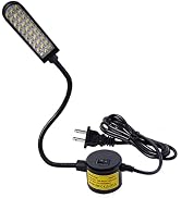 Bonlux Sewing Machine Light, 30 LEDs Multifunctional Flexible Gooseneck Work Lamp with Magnetic M...