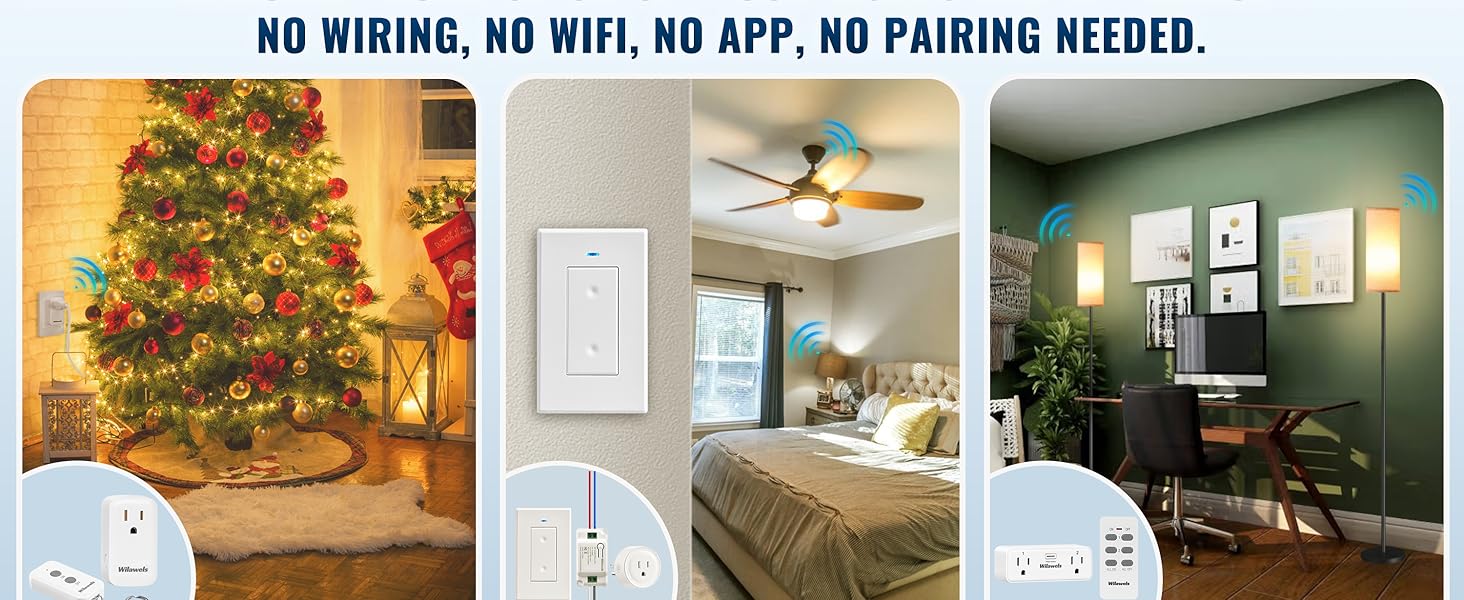 Wireless Remote Control Outlet