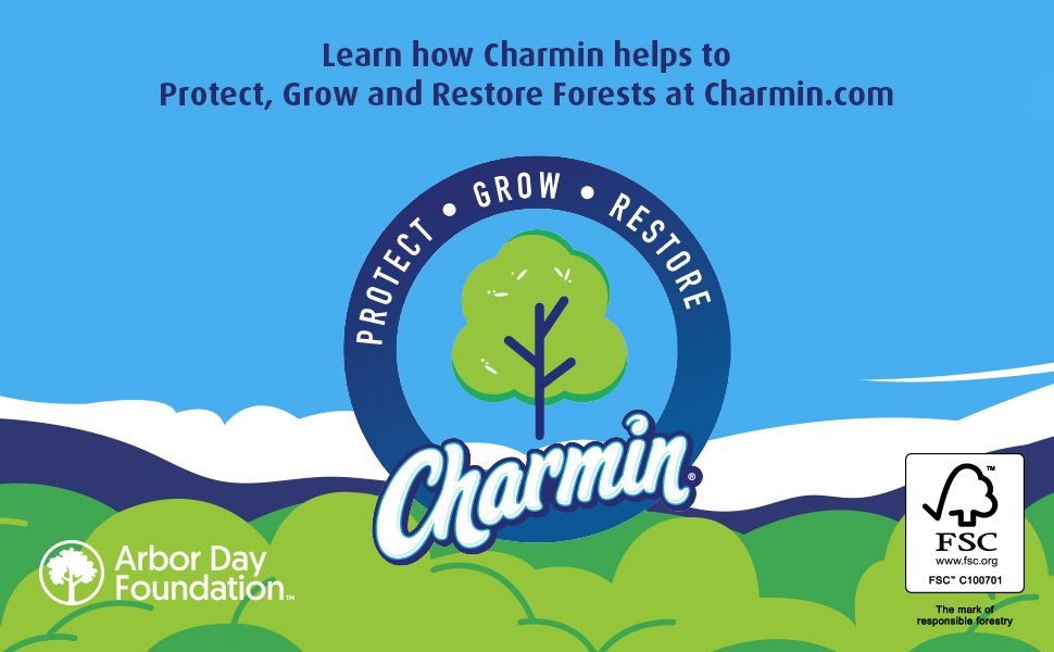 Learn how Charmin helps to Protect, Grow and Restore at Charmin.com