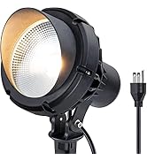 SUNVIE 40W Spot Lights Outdoor 120V LED Plug in Spotlight Outdoor 4000LM Ultra Bright Flag Pole L...