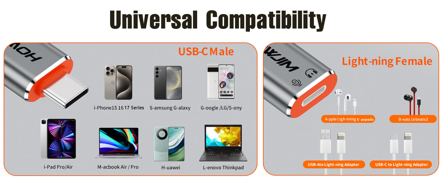 lightning to usb c adapter audio