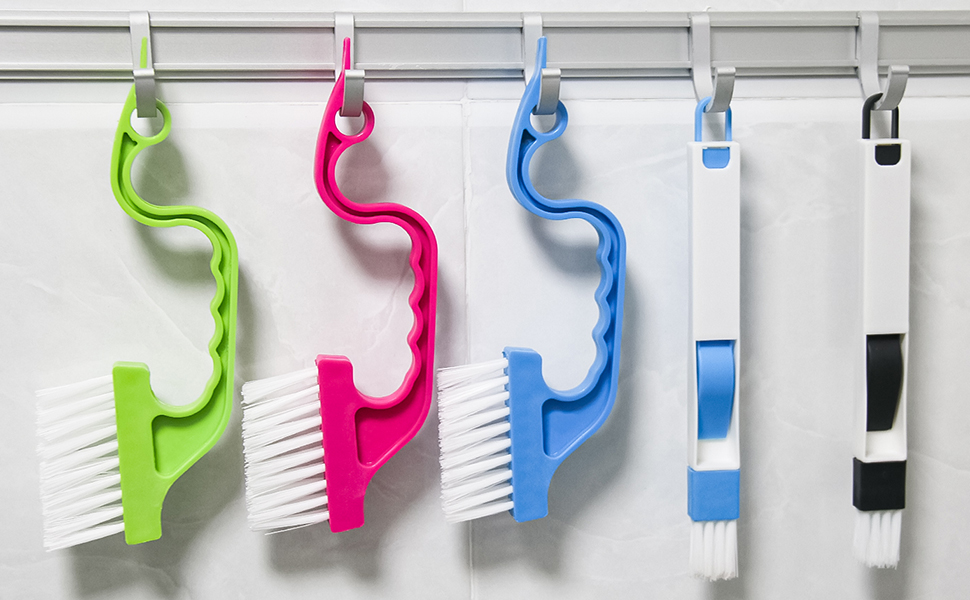 drawer slide cleaning brush balcony door rail cleaner tight space cleaning tool home detail brush