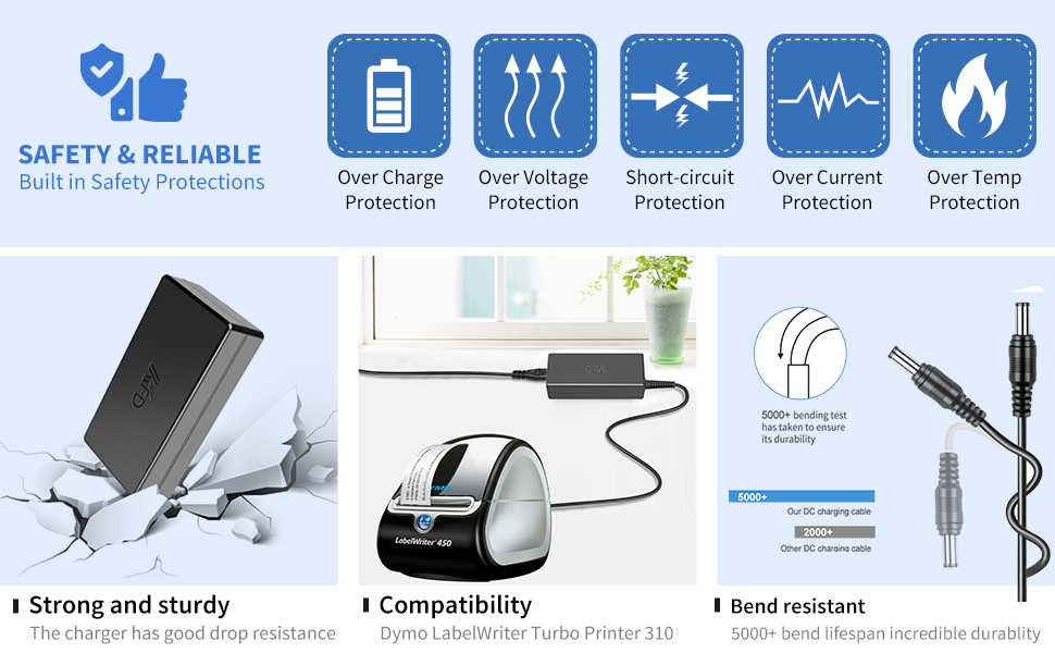 dymo 4xl printer power cord