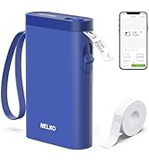 Nelko Label Maker Machine with Tape, P21 Bluetooth Label Printer, Wireless Mini Label Makers with...