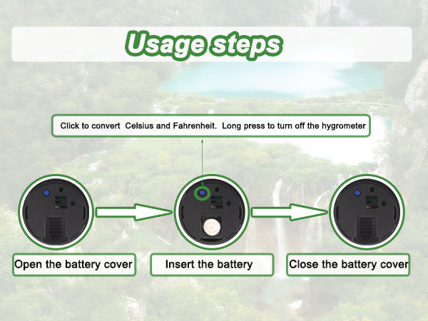 min Hygrometer Thermometer digital thermometer humidity meter digital hygrometer mini hygrometer 