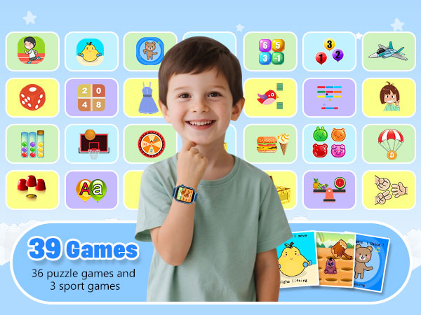 kids watch with games