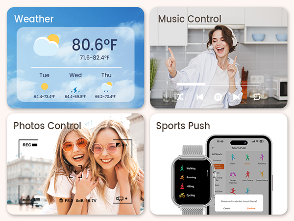 Womens Watch with Bluetooth Functions