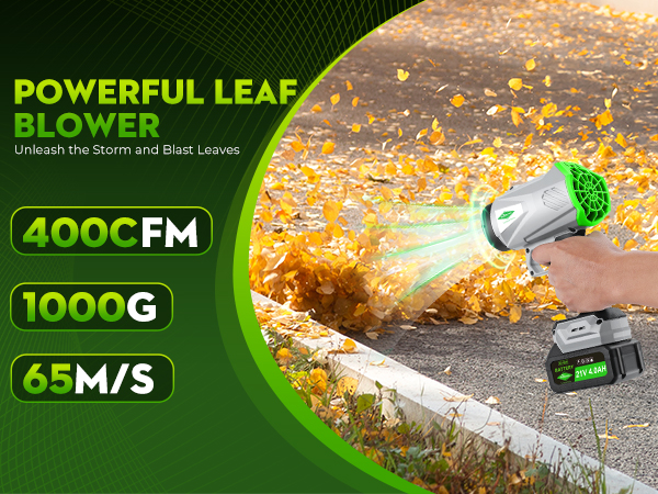 powerful leaf blower