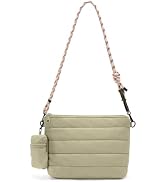 ACUARIO Crossbody Bags for Women - Puffy Tote Bag Purse for Work, Travel, Shoulder Handbag with S...