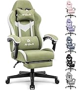 N-GEN GAMING Video Gaming Chair Office Computer Desk Use Ergonomic Reclining Backrest Adjustable ...