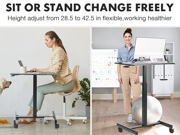 rolling desk
