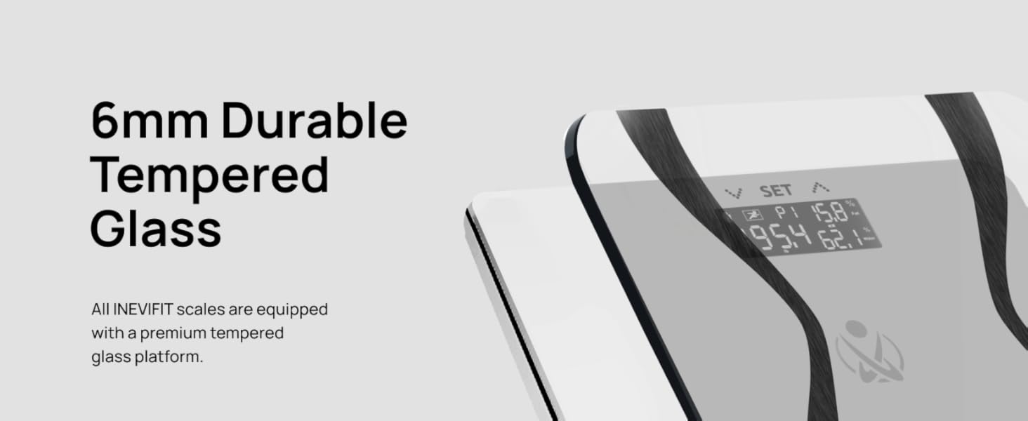 I-BA001W - INEVIFIT - Best Body Analyzer Scale - Premium A+