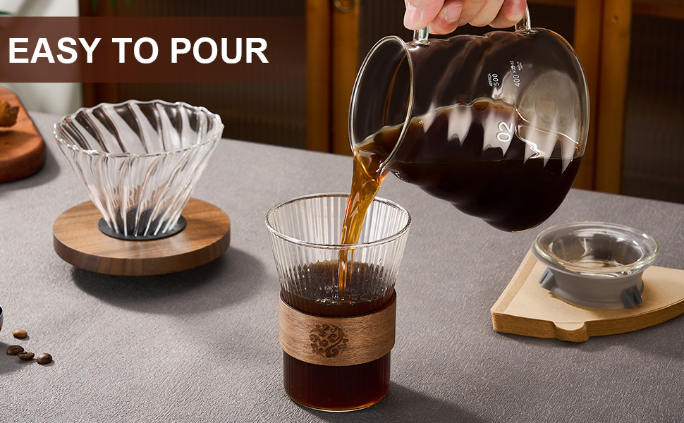 Pour Over Coffee Maker Set