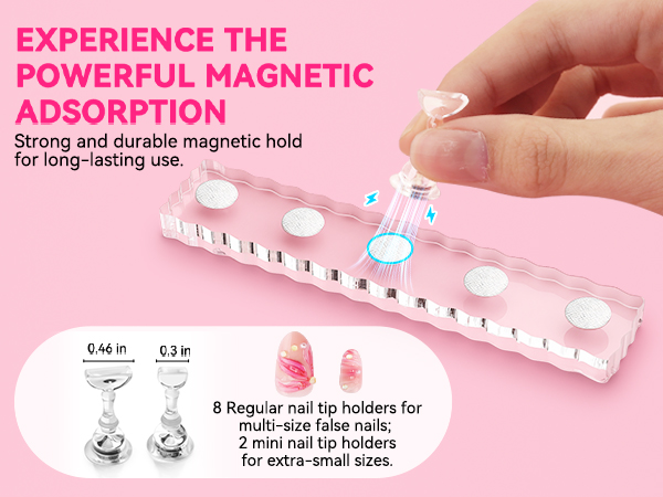 nail tip holder for nail art inspo home studio salon press on nail stand nail supplies