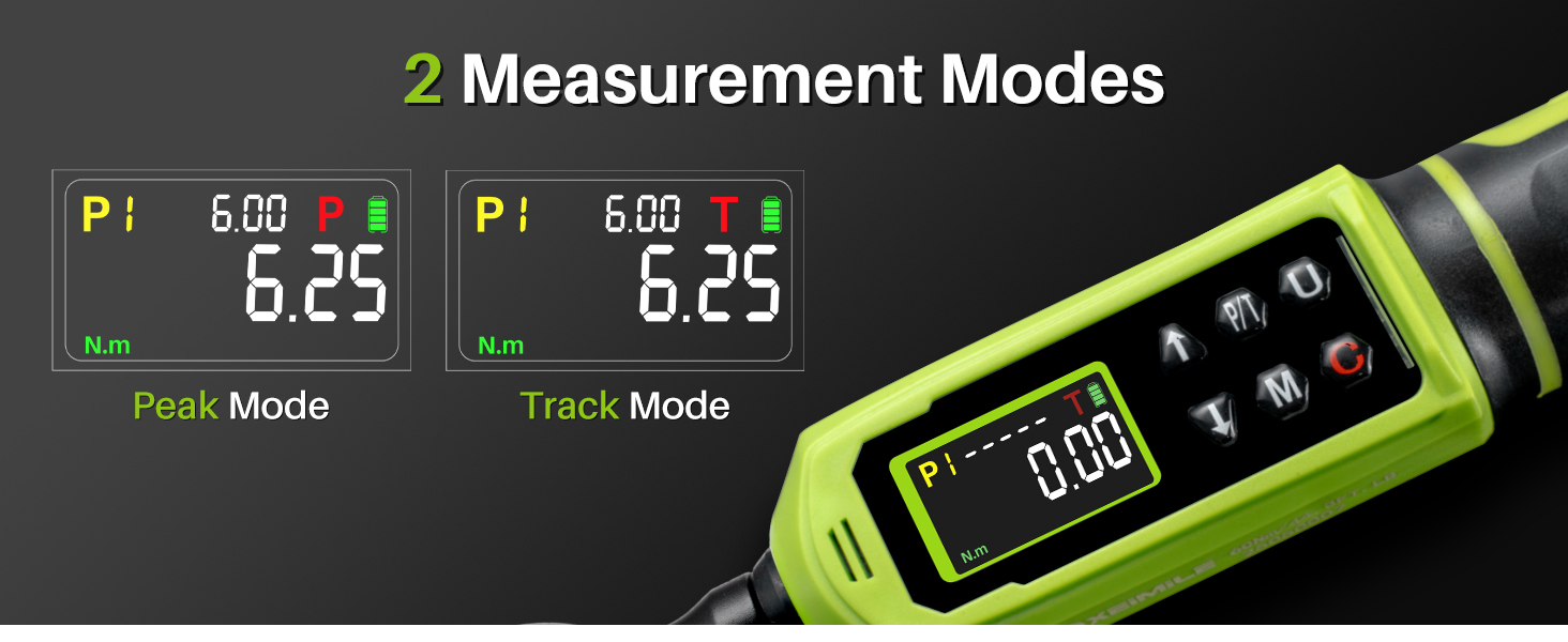 2 Measurement Modes of the Digital Torque Wrench