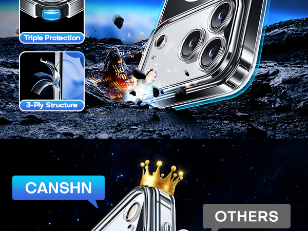 Full Camera Protection Compatible with iPhone 17 pro max Case