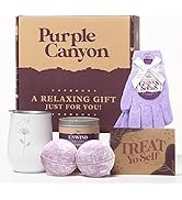 Purple Canyon Spa Gift Box for Women | Relaxing Lavender Stress Relief Gift for Women
