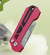 WORKPRO Box Cutter, Utility Knife Quick Change Blade Razor Knife, Folding Pocket Knife with Belt ...
