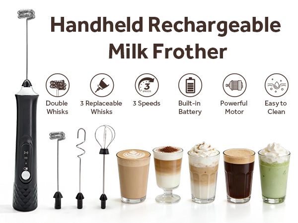electric milk frother handheld