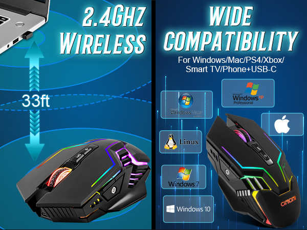 rechargeable gaming mouse