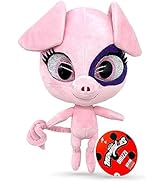 Miraculous Ladybug - Kwami Mon Ami Daizzi, 9-inch Pig Plush Toys for Kids, Super Soft Stuffed Toy...