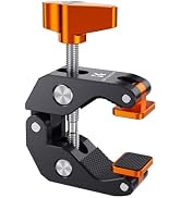 K&amp;F CONCEPT Camera Mount Clamp, Super Crab Clamp with Rotatable Clamping Block, 1/4" and 3/8" Thr...