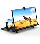 16" Screen Magnifier for Mobile Phone,3D HD Cell Phone Magnifying Projector Screen Enlarger for M...