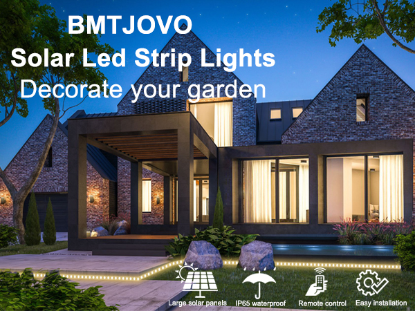 solar led strip lights outdoor