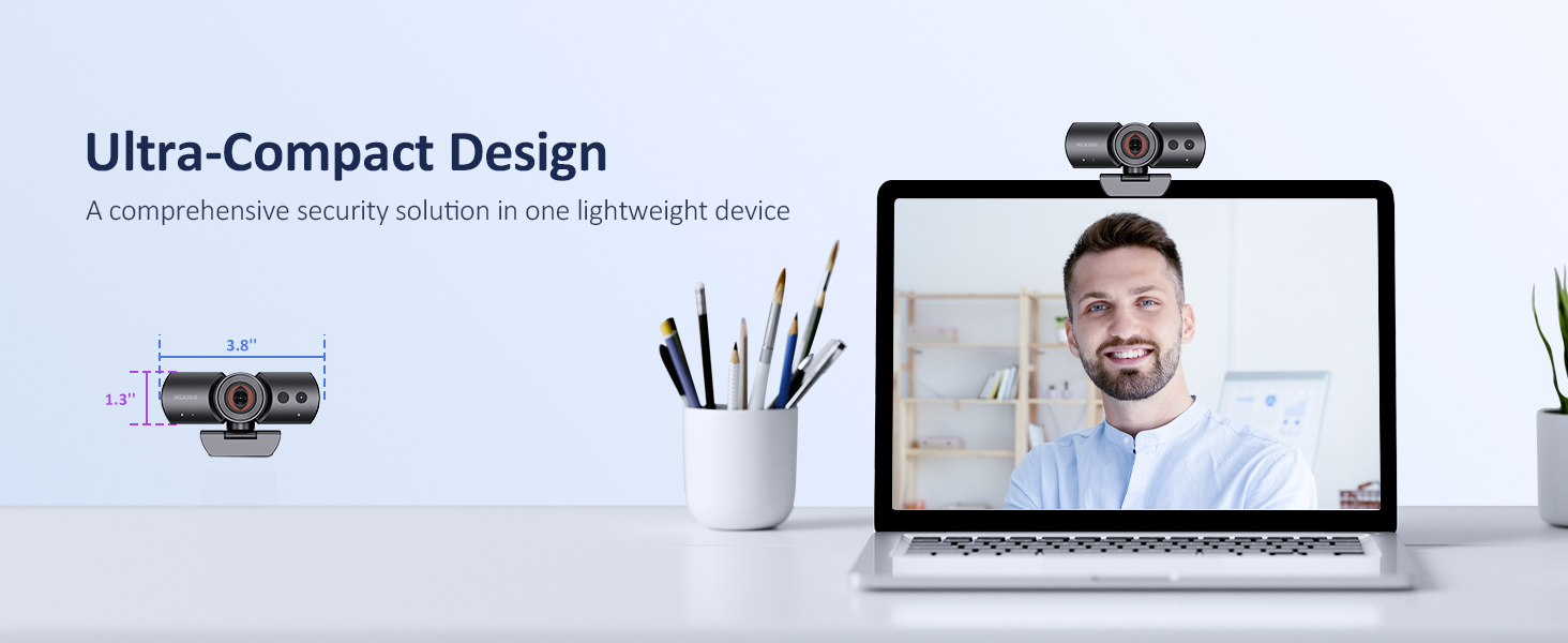 The Ultra-Compact Design of HelloCam Pro is demonstrated.