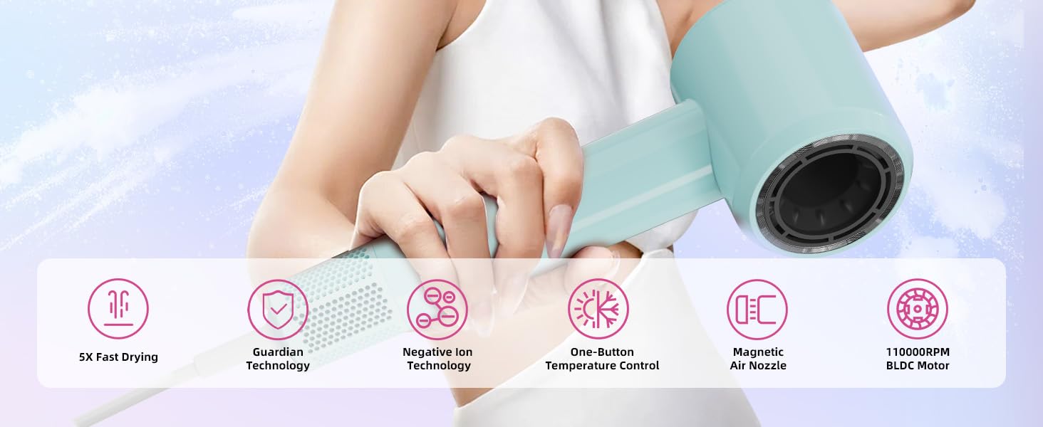 HYLZTHATER Ionic Hair Dryer