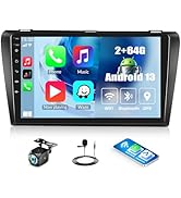 [2+64G] Android 13 Car Stereo for Mazda 3 2004-2009 with Wireless Carplay Android Auto,9" Touchsc...