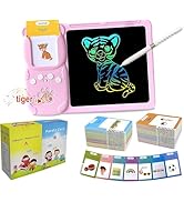 AURXONS 8.5" LCD Writing Tablet for Kids, Toddler Toys Talking Flash Cards for Boys and Girls, Le...