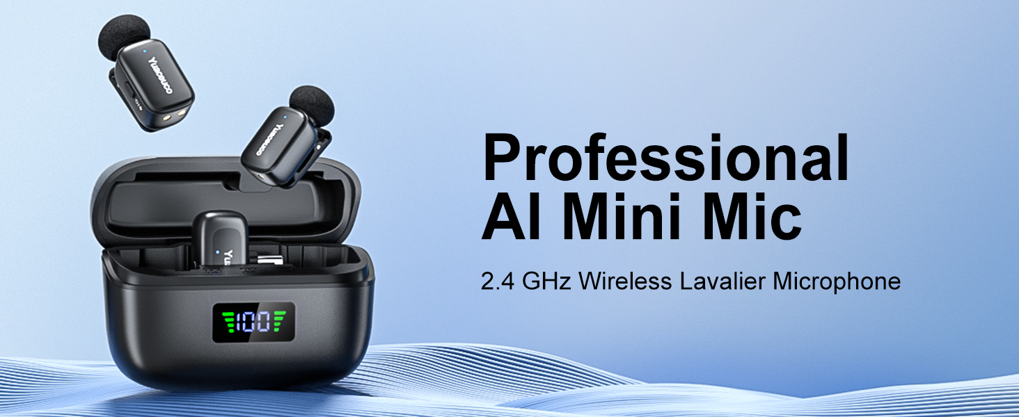 Mini Wireless Lavalier Microphone for iPhone
