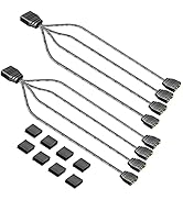 ARGB Splitter 5V 3 Pin Addressable RGB Splitter Cable with Protective Cap, 2 Pack 13 Inches