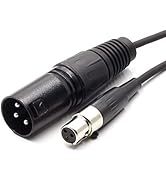 SiYear 3 Pin XLR Male Plug to 3 Socket Female Mini XLR Pro Lapel Microphone Cable -TA3-XLR Cable(...
