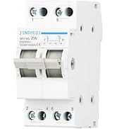 Mini Manual Transfer Switch,AC110V/240V Manual Switching, Mini Dual Power Switch for Home &amp;Genera...