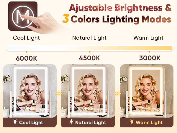 vanity mirror with lights