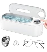 Ultra-Portable Ultrasonic Cleaner for Jewelry,Glasses,Home Travel Essential | 50kHz Deep Cleaning...