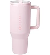 HydroJug Traveler - Modern 32 oz Tumbler with Handle &amp; Simple Flip Straw - Car Cup Holder Friendl...