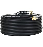 Guitrees 50FT 5/8 Heavy Duty Rubber Garden Hose - 200psi Working, 1000psi Burst - Hot/Cold Water ...