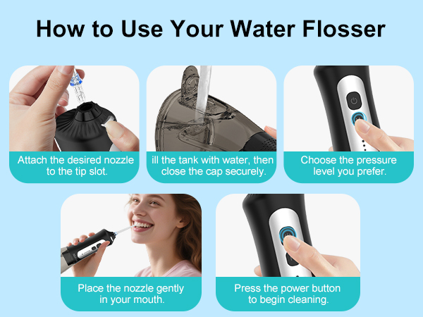 h2ofloss electric toothbrush and water flosser combo