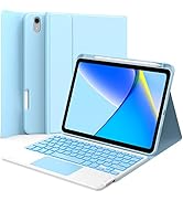 GreenLaw iPad 10th Generation Case with Keyboard, Stain-Resistant Surface, Dual-Device Connection...