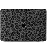 Leopard Print Case for MacBook Neo 13 Inch 2026 (Model A3404, A18 Pro Chip), PU Leather Coated Ha...