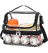 FlowFly Double Decker Cooler Insulated Lunch Bag Large Tote for Boys, Girls, Men, Women, With Adj...