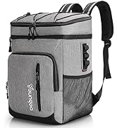 Youngoa Cooler Backpack Insulated Leak Proof Waterproof 35 Cans, Beach Travel Camping Ice Chest B...