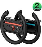 Mumba Switch Steering Wheel for Nintendo Switch 2, Mario Kart Racing Wheel for 2 Joy Cons Control...